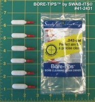 Многоразовые патчи для чистки Bore-Tips кал. .243 (6 мм)