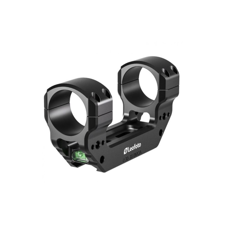 Кронштейн-моноблок небыстросъемный Leofoto на Picatinny с уровнем RO-3038-0 D30мм высота 38мм