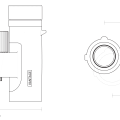 Бинокль HAWKE Vantage 10x32 (Green) (34121) 1