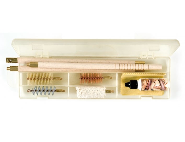 Набор для чистки Stil Crin в пласт. прозр. футляре, (дерев. шомпол) к.12