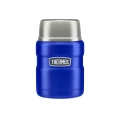 Термос для еды THERMOS KING SK-3000 0.47L, складная ложка, синий