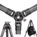 Штатив трипод Leofoto LS-324CEX CARBON (размер в собранном виде 560 мм,макс.высота 1526 мм,мин.100 мм,вес 1,61 кг. резьба 3/8)