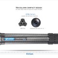 Штатив трипод Leofoto LS-324CEX CARBON (размер в собранном виде 560 мм,макс.высота 1526 мм,мин.100 мм,вес 1,61 кг. резьба 3/8)
