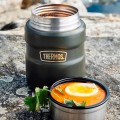 Термос для еды THERMOS KING SK-3000 MAG 0,47L, складная ложка, хаки