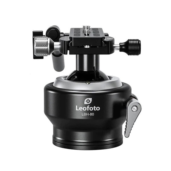 Штативная двухсферная голова Leofoto LBH-80 с рычагом,  Arca-Swiss с адаптером резьба 1/4 и 3/8