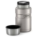 Термос для еды THERMOS KING SK-3021 MMS 0,7L, складная ложка, стальной