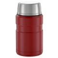 Термос для еды THERMOS KING SK-3021 MRR 0,7L, складная ложка, Rustic Red