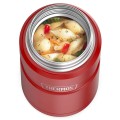 Термос для еды THERMOS KING SK-3021 MRR 0,7L, складная ложка, Rustic Red