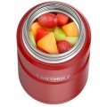 Термос для еды THERMOS KING SK-3021 MRR 0,7L, складная ложка, Rustic Red