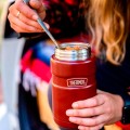 Термос для еды THERMOS KING SK-3021 MRR 0,7L, складная ложка, Rustic Red