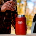 Термос для еды THERMOS KING SK-3021 MRR 0,7L, складная ложка, Rustic Red