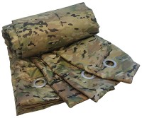 Антидрон, покрывало тактическое (тент) с защитой от тепловизора, камо/камо (3х4,2 м)