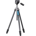 Штатив трипод Leofoto LO-223CS + SW-02 с центральной колонной CARBON (размер в собранном виде 660 мм,макс.высота 1890 мм (с колонной), 1450 мм (без колонны),мин.150 мм,вес 1,37 кг. резьба 3/8)
