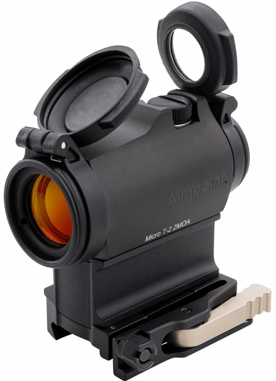Коллиматорный прицел Aimpoint Micro T-2 (2MOA) с креплением LRP (проставка 39мм)