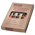 Набор ножей Opinel Les Essentiels 112/113/114/115, 4шт, 4 цвета, бук