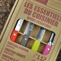 Набор ножей Opinel Les Essentiels 112/113/114/115, 4шт, 4 цвета, бук