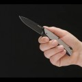 Нож складной Boker Plus Griplock silver