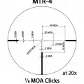 Оптический прицел March 5-32x52 с подсветкой MTR-4