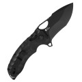 Нож складной SOG Kiku XR Blackout, сталь CTS-XHP, рукоять микарта