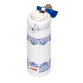 Термокружка THERMOS JNL-402 BLWH 0.4L, откидной механизм, бело-синяя