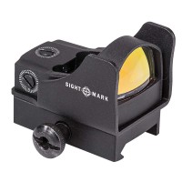 Коллиматорный прицел Sightmark Mini Shot Pro Spec Reflex sight зеленая точка 5МОА, Weaver
