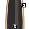 Пуля Nosler RDF 7 mm cal .284 HPBT 185 Gr