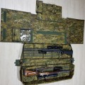 Чехол-мат Русский снайпер №14 на 2 винтовки до 137 см максимальная комплектация (цвет мультикам)