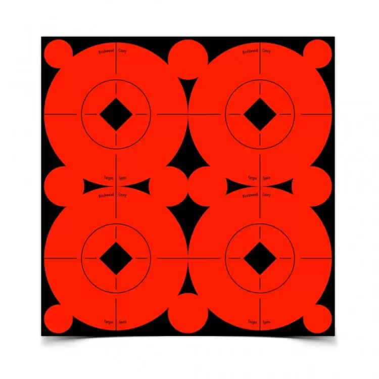 Набор мишеней для тиров Birchwood Target Spots 8см