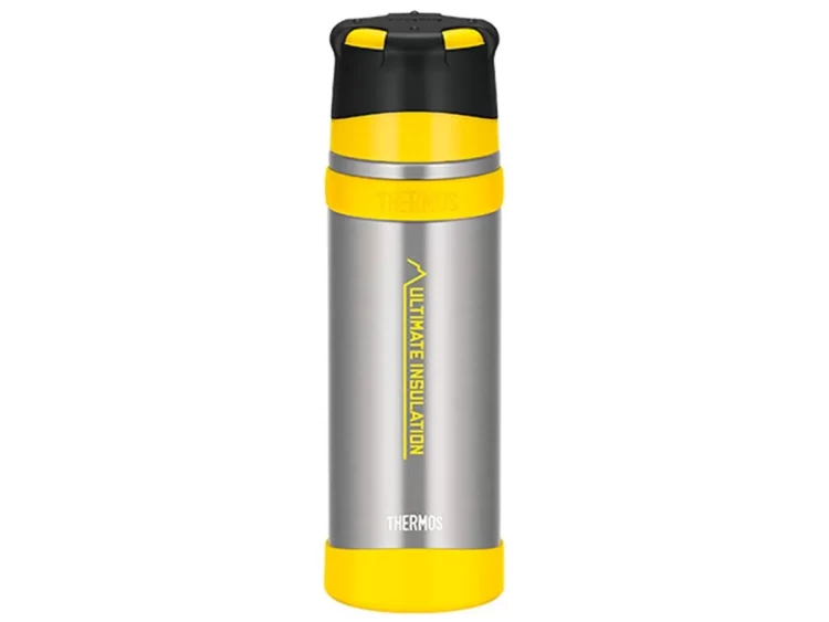 Термос для напитков THERMOS FFX-501 CS 0.5L, стальной/жёлтый