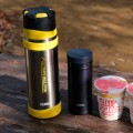 Термос для напитков THERMOS FFX-501 CS 0.5L, стальной/жёлтый