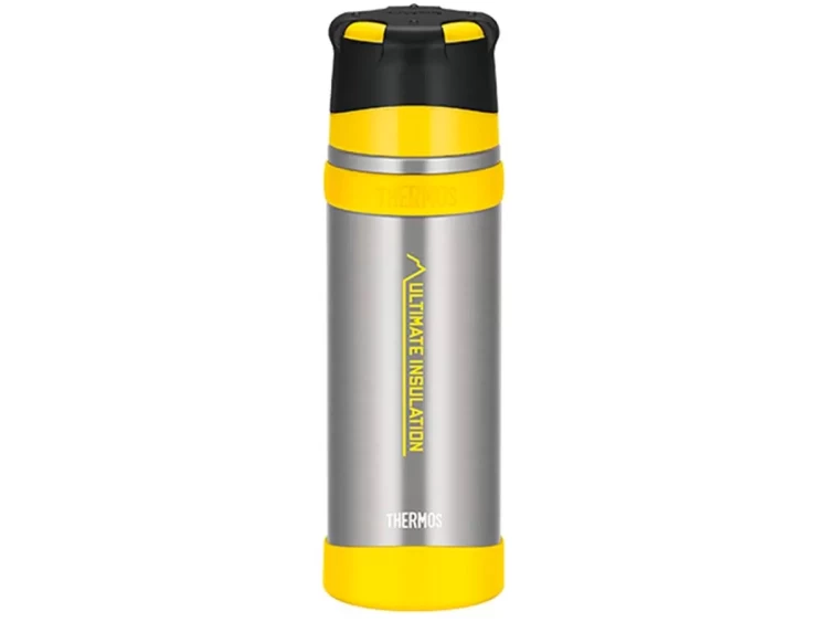 Термос для напитков THERMOS FFX-751 CS 0.75L, стальной/жёлтый