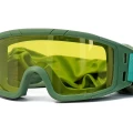 Маска стрелковая ShotTime Puma, защитная, зелёная, линза желтая