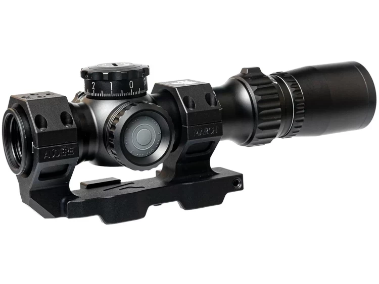 Прицел March-F 1-8x24 Shorty, сетка FMC-3, FFP, 30мм, с кронштейном