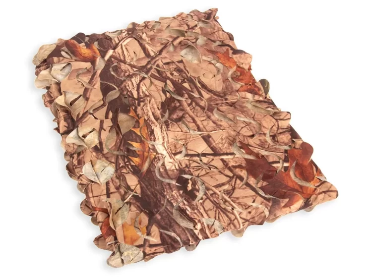 Сеть маскировочная ShotTime, 1.4x3.6м, Лес осенний светлый. Дуб и клён