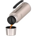 Термос для напитков THERMOS IS-210 SN 1.2L, складная ручка, песочный