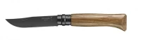 Нож складной Opinel Black Oak 08, нержавеющая сталь, дуб, чёрный матовый