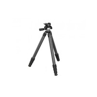Штатив трипод Leofoto SA-404CLX+MH-60X Arca-Swiss/ Weaver (размер в собранном виде 748 мм,макс.высота 1848 мм,мин.211 мм,вес 3,21 кг, макс. нагрузка 40кг )