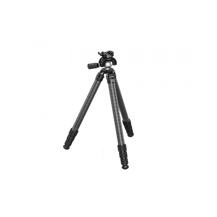 Штатив трипод Leofoto SA-404CLX+MH-60X Arca-Swiss/ Weaver (размер в собранном виде 748 мм,макс.высота 1848 мм,мин.211 мм,вес 3,21 кг, макс. нагрузка 40кг )