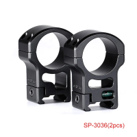 Кольца Sunwayfoto SP-3036 (2шт) на Weaver/Picatinny, 30мм, высокие, черные, матовые 