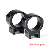 Кольца Sunwayfoto SP-3428 (2шт) на Weaver/Picatinny, 34мм, средние, черные, матовые 