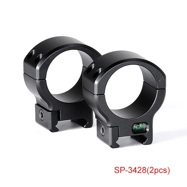 Кольца Sunwayfoto SP-3428 (2шт) на Weaver/Picatinny, 34мм, средние, черные, матовые 