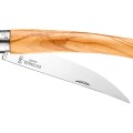 Нож складной Opinel Olive Effile 10 New, филейный, нержавеющая сталь, олива
