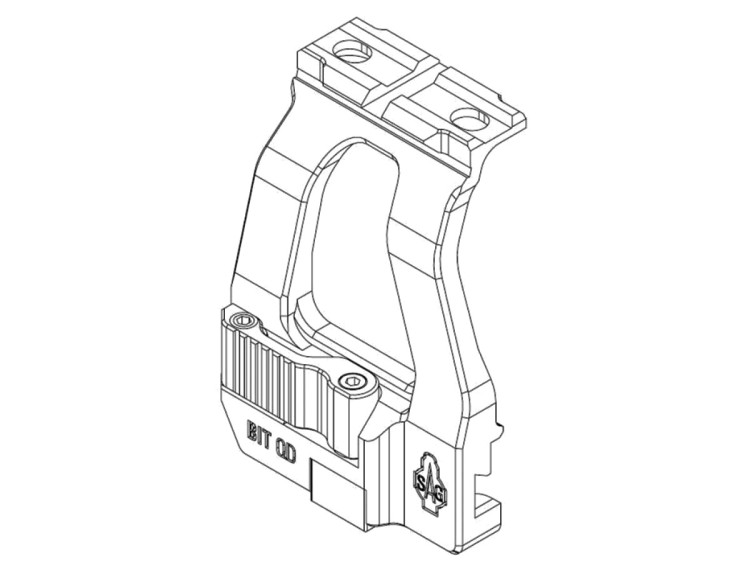 Кронштейн SAG BIT боковой быстросъемный Weaver/ACOG для АК/Сайга