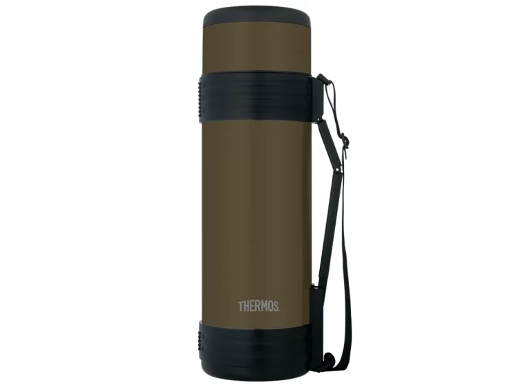Термос для напитков THERMOS NCD-1000 AG 1.0L, складная ручка, хаки