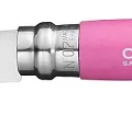 Нож складной Opinel MyFirstOpinel 07, закруглённый клинок, граб, фуксия