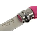 Нож складной Opinel MyFirstOpinel 07, закруглённый клинок, граб, фуксия