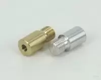 Переходник ЧИСТОGUN - дюраль, папа/мама 5/16Х27 на М5