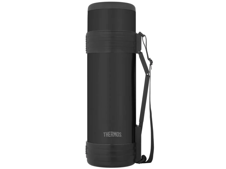 Термос для напитков THERMOS NCD-1000 BK 1.0L, складная ручка, чёрный