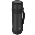 Термос для напитков THERMOS NCD-1000 BK 1.0L, складная ручка, чёрный