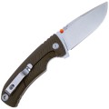 Нож складной SOG Tellus FLK Olive Drab, сталь Cryo 440C,рукоять GRN,блистер
